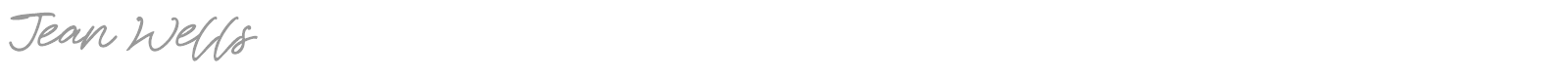 Jean Wells font preview